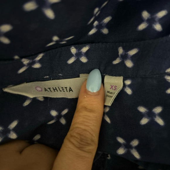 Women's Athleta Ikat Kaftan Silk Blend Swim Cover Up Size XS - Picture 5 of 7